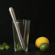 The Essential Tool for Every Bartender Stainless Steel Cocktail Muddler Damper