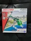NEW MECCANO HELICOPTER Building Toy 32 Parts Real Metal Tools Included 8+