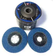 T29 4.5" x7/8" Premium Zirconia Abrasive Flap disc for Angle Grinder Sanding,...