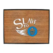 Food Slave To Cupcakes - Funny Novelty Doormat Man Cave Floor mat
