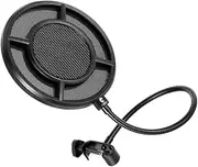 SUPVOX Mic Filter for Recording 560x155x18mm Windproof Microphone Guard Black Protects Condencer Microphone