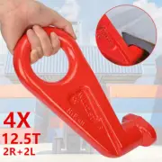 4X 12.5T Lifting Lugs for Shipping Containers Locks into Corner Castings 45° AU