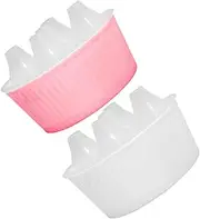 Outanaya 2pcs Cute Hydroponic Planter Pots for Tulip Seedballs Small Design Stable Base for Indoor Decoration Effortless Planting Flower Pot for Succulent and Bulb Growth