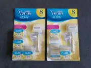 Gillette Venus Olay Razor - 2 And Cartridges - 15 With Bonus Shower Hooks