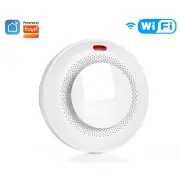 Tuya WiFi Smoke Detector Alarm Intelligent Wireless Home Fire Smoke Sensor Sound and Light APP Remote Control Fire Prote