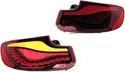 Automotive Accessories LED Taillights Sequential Signal Taillights Compatible for BMW 2 Series 2014-2021 F22 M2