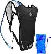 Running Vest, Running Hydration Vest Backpack with 2.0L Water Bladder Bag, Outdoor Sport Multifunctional Camping Backpack for Hiking Trail Running Cycling Race Marathon for Women Men