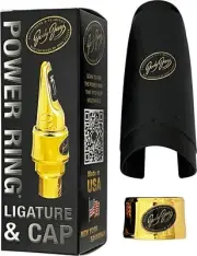 JodyJazz MB1 Power Ring Ligature with Cap for Metal Baritone Saxophone