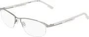 [Flexon] E1158 042 Satin Silver 57/17/150 Men's Glasses, 042 Satin Silver, 57/17/150