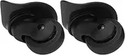 [SUNFECILI] 2 Pcs Luggage Replacement Wheels, Universal Suitcase Wheels, Luggage Caster Wheels Repair Parts, Sturdy and Durable, Exquisite Easy Install Wheels, Wear Resistant Practical Wheel