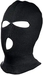 ["N/A"] 3 Hole Warm Soft Motorcycle Winter Full Face Cover Knit Ski Mask for Outdoor Sports