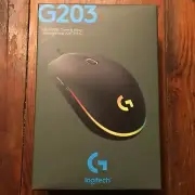 LOGITECH - G203 LIGHTSYNC WIRED GAMING MOUSE - BLACK