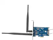 XUMIUZIY PCIE Wireless WLAN WiFi Card, Wireless Dual Band Adapter with SIM Card Holder Mini PCI-E to PCI-E 1X Network Peripheral