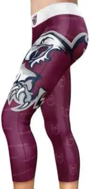 Manly Sea Eagles NRL Ladies Siren Tights Sizes 8-18 BNWT
