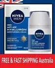 NIVEA MEN Face Cream 50ml Hyaluronic Acid Face Moisturiser Anti-Ageing SPF 15 AU