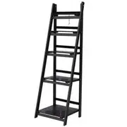 Artiss Bookshelf Corner Shelf 5 Tiers - ZANE Coffe