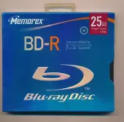 Memorex BD-R recordable Blu-ray disc 25GB, 1PK - sealed