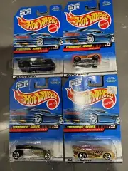 Hot Wheels Terrorific Series 4 car set, unused new in unopened packages
