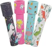 JOINPAYA 4pcs Kaleidoscope Scope Large Boys and Girls Kaleidoscope Toy Boys and Girls Adults Toy Random Color