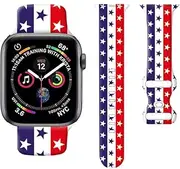 Aeltrp Watch Band - Compatible with iwatch Bands 45mm 44mm 42mm 41mm 40mm 38mm Silicone Band Replacement for iWatch Series 8 7 6 5 4 3 2 1 SE(BOHO Leaf)