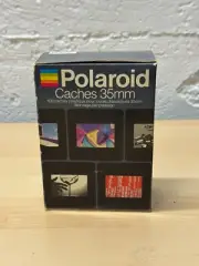 New Sealed POLAROID 35mm Plastic Snap-together Slide Mounts Box of 100 (AH23)