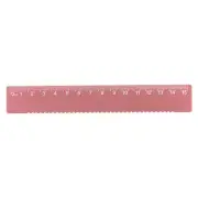 Straight Ruler 15cm Metric Wave Edge Measuring Tool, Old Rose