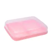 10Pcs Double Double Body Soap Box Double-Compartment Draining Tray With Lid