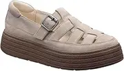 REDWOOD RIVER MINNETONKA(レッドウッドリバー ミネトンカ) M09C Women's Gluka-Type Shoes, Beige Suede, 22.5 cm