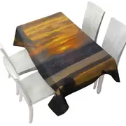 Art Painting Corfu Sunset Tablecloth