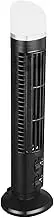 Tower Fan for Bedroom, 90 Degree Oscillating Quiet Bladeless Fan USB Cooling Fan with Light, Desk Fan Easy to Clean Table Fan Oscillating Fan for Home Bedroom Office