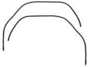 1970-71 Fairlane Roof Rail Weatherstrip Hardtop Fastback Torino Montego New