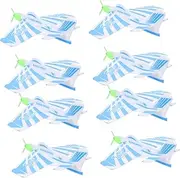 KOMBIUDA 10Pcs Interactive Airplane for DIY Glider Planes with Streamlined Design for Outdoor Fun Boys Aged and Up