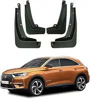 Car Mudguard Mud Flaps for Citroen DS7 2018-2024 Molded Custom Front and Rear Mudflaps Splash Guards Flares Kit 4-PC Auto Accessories,Send 1 Car Wash Towel