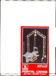 Brengun Models 1/72 GERMAN AIRFIELD PORTAL CRANE Resin & Photo Etch Set