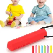 7 Colors Silicone Baby Teether Necklace Teething Chew Toys Infant Sensory Ex HR6