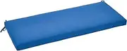 Amazon Basics Outdoor Patio Bench Cushion - 45 x 18 x 2.5 Inches, Blue