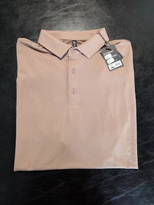 NWT MEN'S ASHER GOLF POLO, SIZE: L, COLOR: MAUVE (M22)