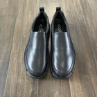 ECCO Men's Fusion Black Leather Loafer Slip On Shoe EU 43 Size 9 - 9.5