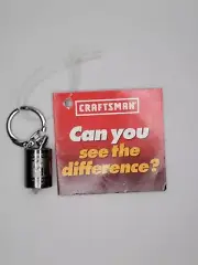 Craftsman Socket Keychain Easy To Read laser Marked Socket 7/16 Socked New