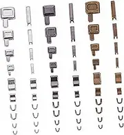 SHINEOFI 24Sets Zipper Repair Kit with Zipper Head Accessories for Clothing Durable and Easy to Install Zipper Slider Replacement for Jackets Bags and More