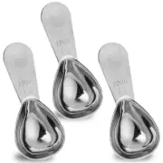 3pcs Stainless Steel Coffee Scoop Tablespoon Metal Measuring Spoon Stainless ...