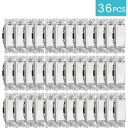 36 Packs 15Amp Decorative Rocker Light Switch Wall Single-Pole ON/OFF Switches