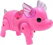 GETAJGHSD Adorable Electric Walking Pig with LED Lights and Music Interactive Educational for Enhance Communication Skills and Curiosity Birthday Present for Boys Random Color
