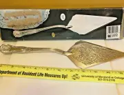 DavCo Silver Ltd Cake Pie Server Knife Silverplated Collection 12" L New in Box
