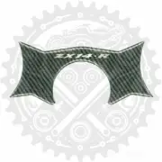 PPSK21P Top Fork Yoke Protector Carbon For Kawasaki ZZR 1400 B