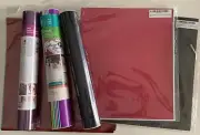 Cricut Variety Pack Bulk 12 x 12 Brights Iron-On Glitter, Vinyl