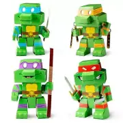 Teenage Mutant Ninja Turtles Set (Leonardo, Michelangelo, Donatello, Raphael)