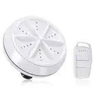 Mini Ultrasonic Washing Machine Portable Turbo Personal Rotating Washer Convenie