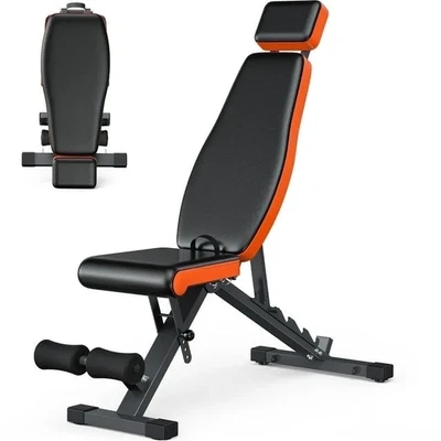 FLYBIRD Adjustable Weight Bench, 800Lbs Capacity with Detachable Features
