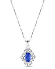 Le Vian 14K 0.63 ct. tw. Diamond & Sapphire Pendant